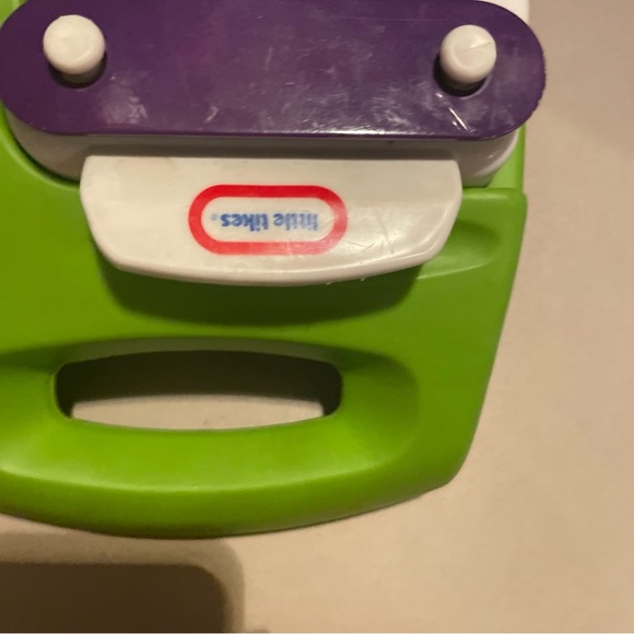 Little Tikes Xylophone Tap A Tune Musical Scale Childs Pull Toy Green W/Wheels - Picture 3 of 5